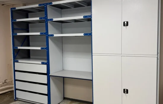 Стеллажный комплекс для цеха и склада