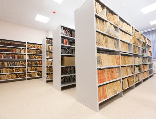 стационарные стеллажи для архивохранилищ